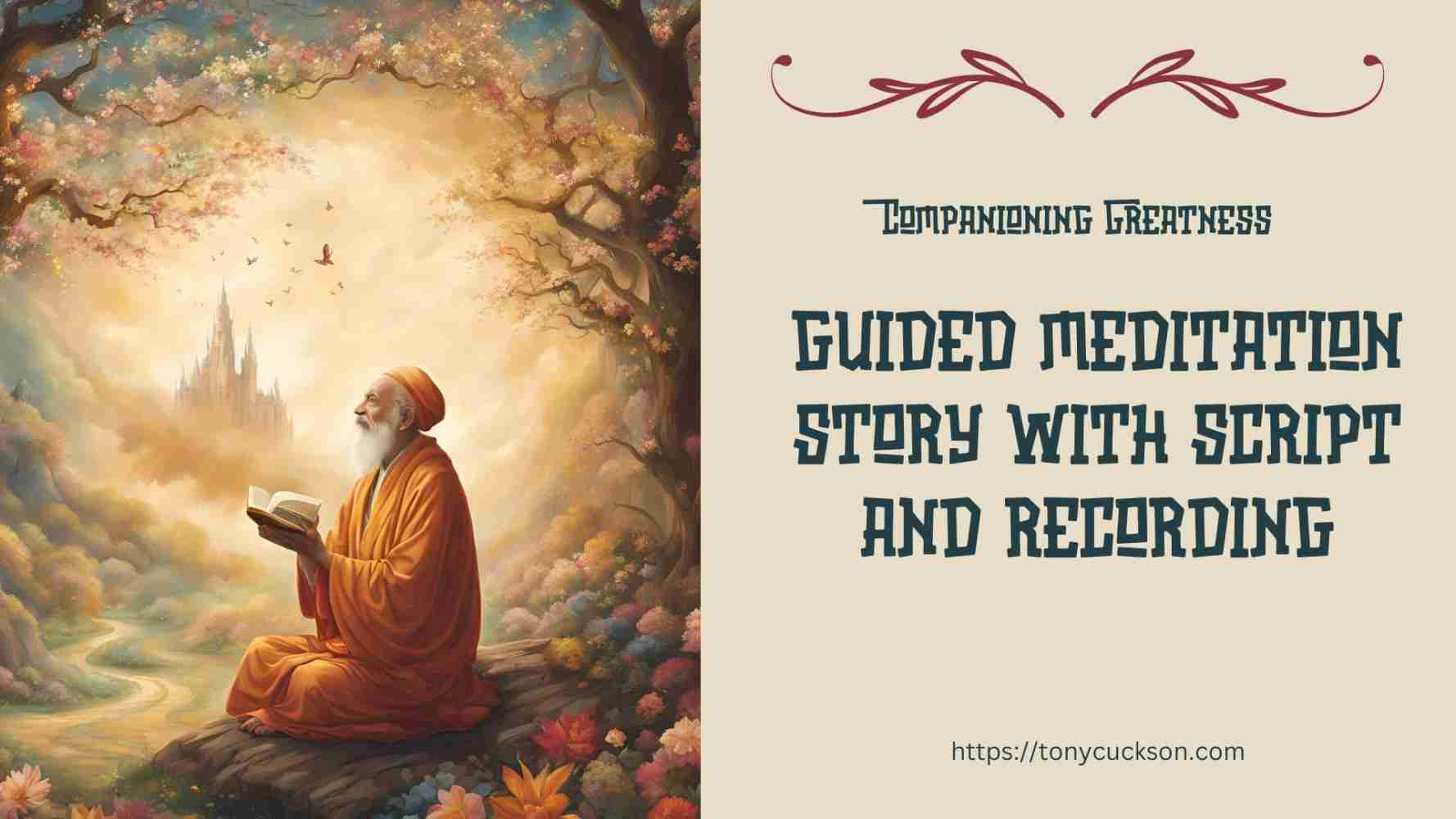 guided meditation story with script
