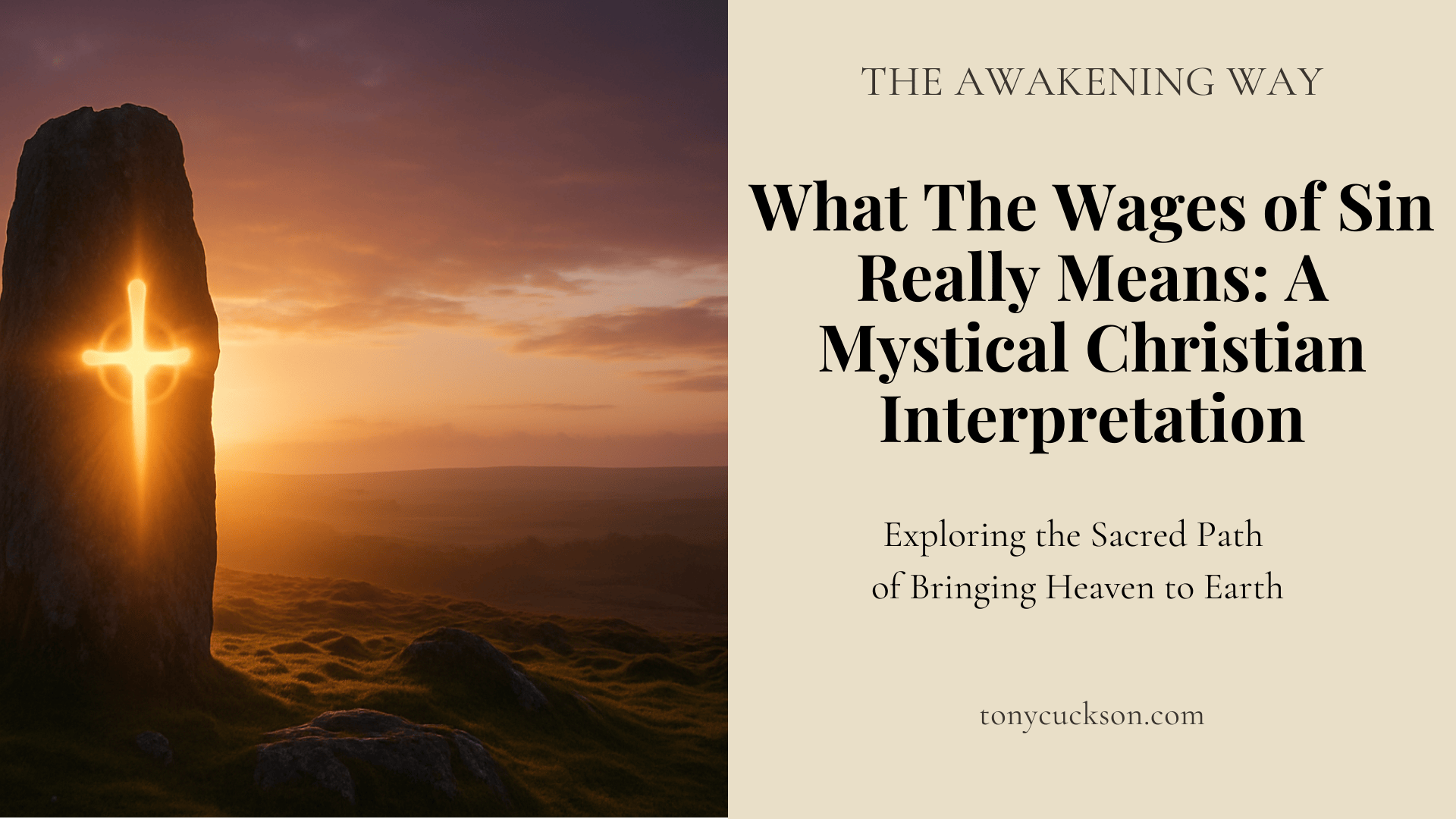 Symbolic image representing the deeper meaning of the wages of sin.